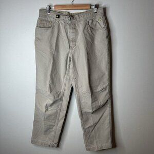 The North Face Pants Men 34x30 A5 Series Tan/Khaki Cargo Canvas Cotton Tough